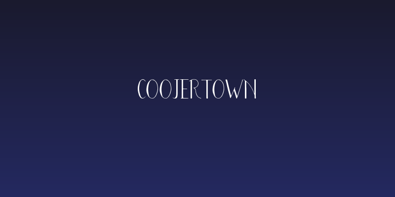 COOJERTOWN Social Header