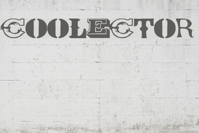COOLECTOR Font examples