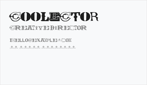 COOLECTOR Business Card