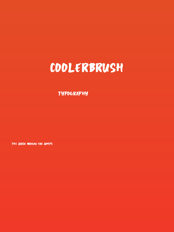 COOLERBRUSH Poster