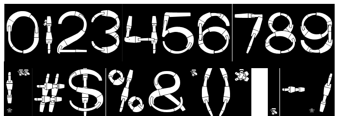 COPPER-Inverse Font OTHER CHARS