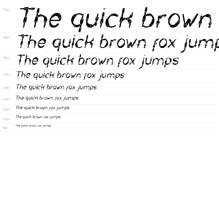 COPPER Italic Waterfall