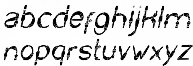 COPPER Italic خط أحرف صغيرة