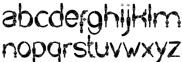 COPPER Font LOWERCASE