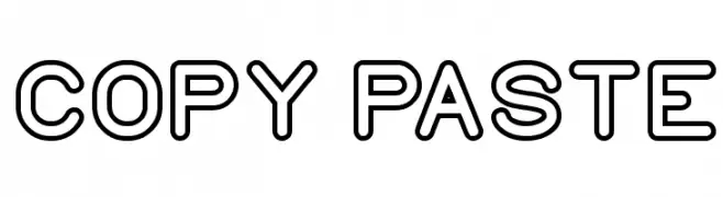 COPY PASTE  Free Fonts Download
