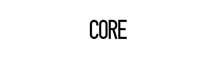 CORE  Frei Schriftart Herunterladen