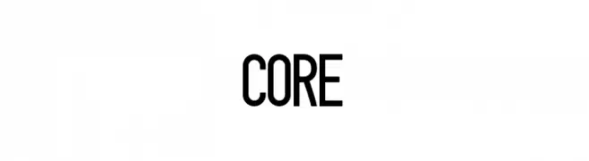 CORE  Frei Schriftart Herunterladen