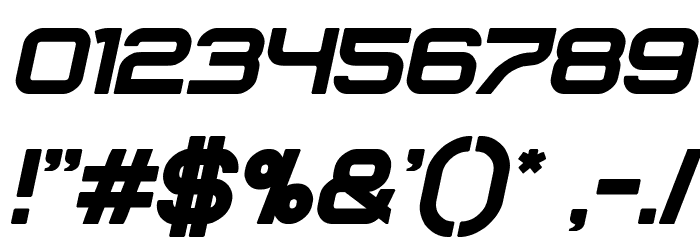 CORELDRAW Bold Italic Font OTHER CHARS