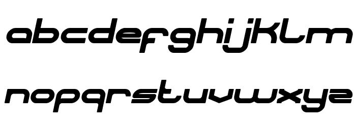 CORELDRAW Bold Italic Font LOWERCASE
