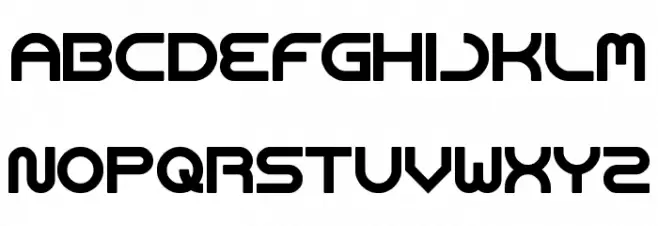 CORELDRAW Bold 字体 大写