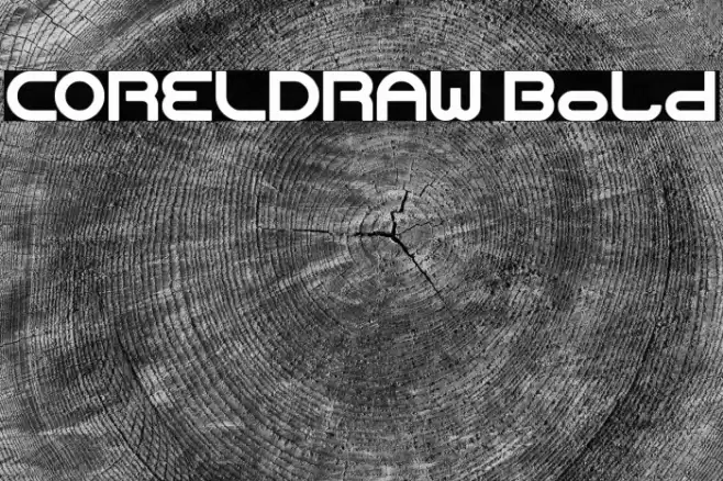 CORELDRAW Bold Font examples