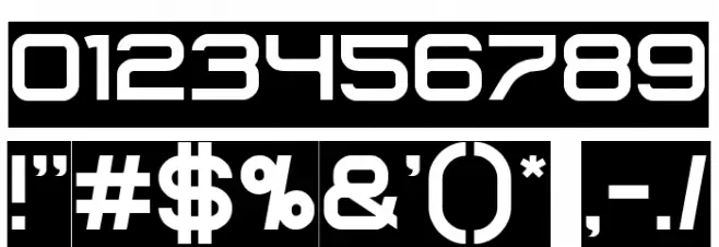 CORELDRAW-Inverse Font OTHER CHARS