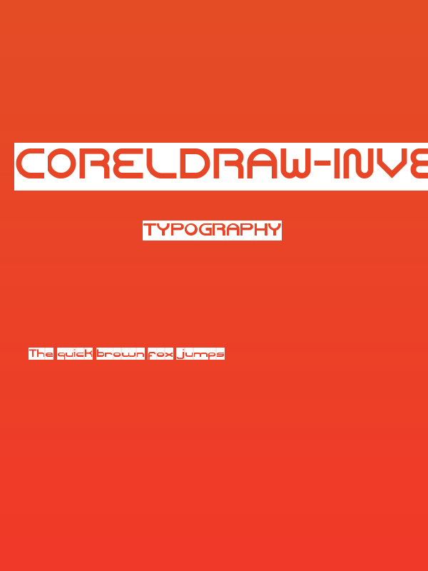 CORELDRAW-Inverse Poster