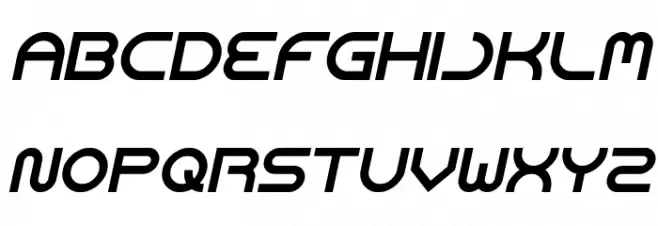 CORELDRAW Italic Caratteri MAIUSCOLE
