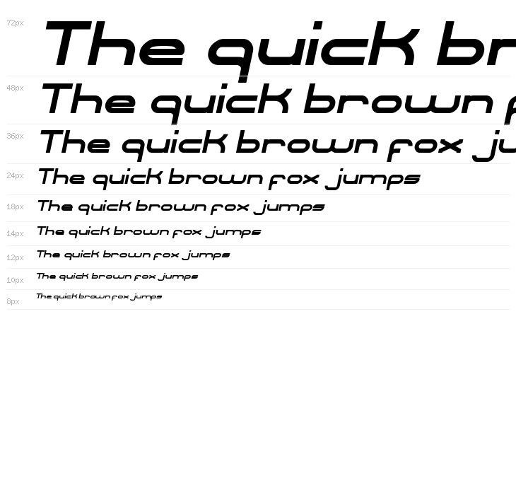 CORELDRAW Italic Waterfall