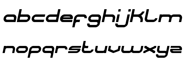 CORELDRAW Italic Font LOWERCASE