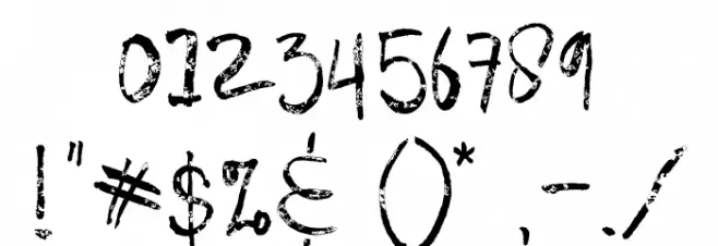 CORONA COVID19 Font OTHER CHARS