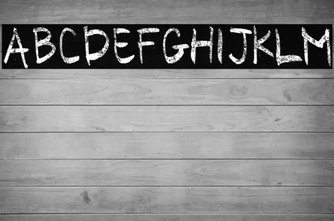 CORONA COVID19 Font examples