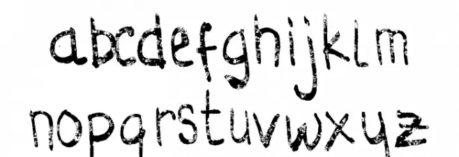 CORONA COVID19 خط أحرف صغيرة