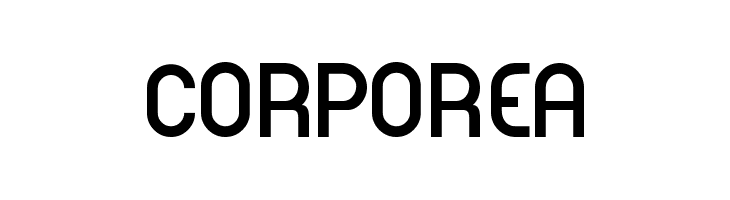 CORPOREA Font
