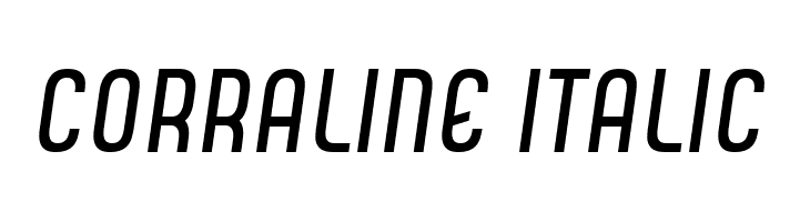 CORRALINE ITALIC  Frei Schriftart Herunterladen