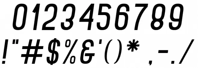 CORRALINE ITALIC Font OTHER CHARS