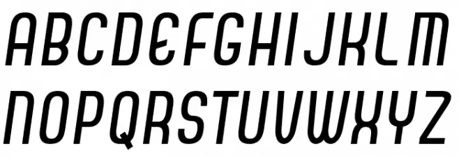 CORRALINE ITALIC Polices MAJUSCULES