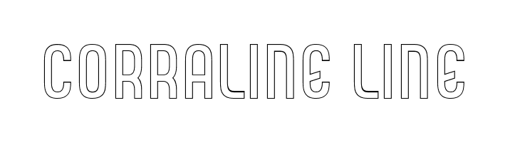 CORRALINE LINE  Frei Schriftart Herunterladen