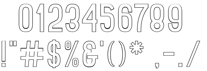 CORRALINE LINE Font OTHER CHARS