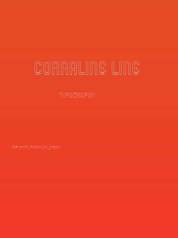 CORRALINE LINE Poster