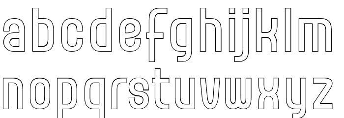 CORRALINE LINE Font LOWERCASE