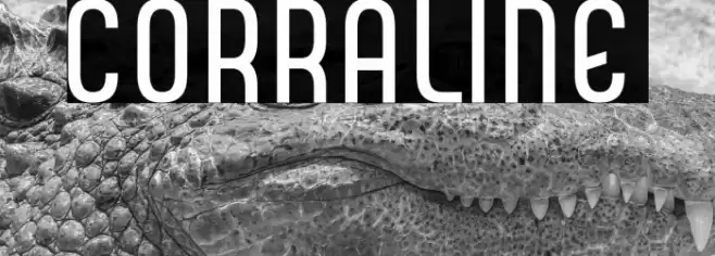 CORRALINE Font examples