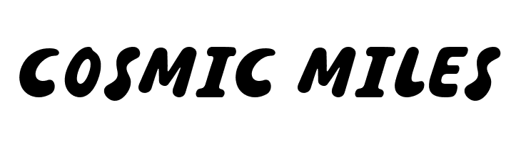 COSMIC MILES  font caratteri gratis