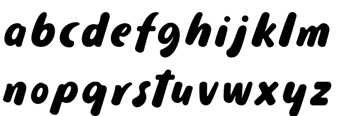 COSMIC MILES Font LOWERCASE