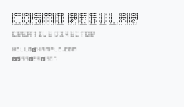 COSMO Regular Business Card