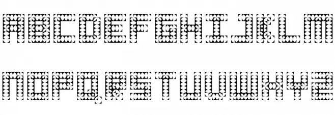 COSMO Regular Font Litere mici