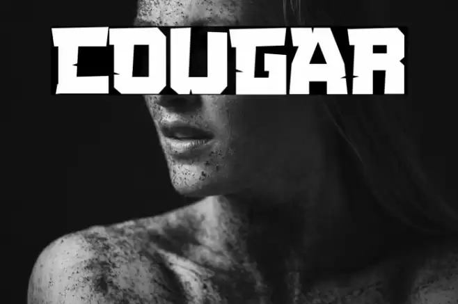 COUGAR Font examples