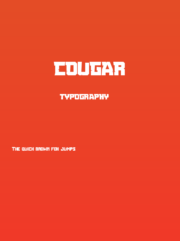 COUGAR Poster