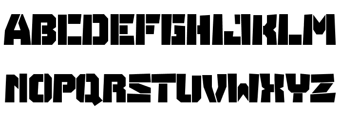 COUGAR Font LOWERCASE