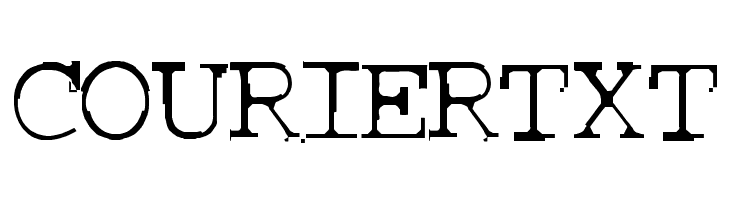 COURIERTXT Font