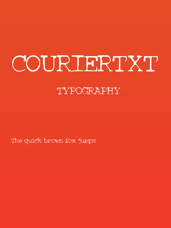 COURIERTXT Poster