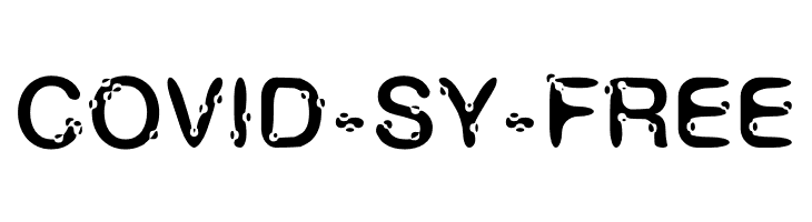 COVID-SY-FREE  font caratteri gratis