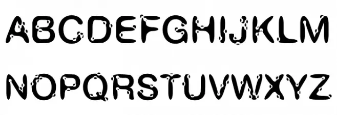 COVID-SY-FREE Schriftart Groß