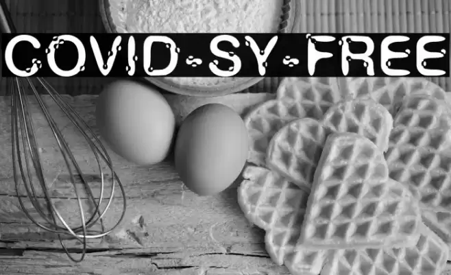 COVID-SY-FREE Font examples
