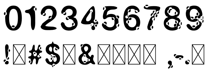 COVID-SY Font OTHER CHARS
