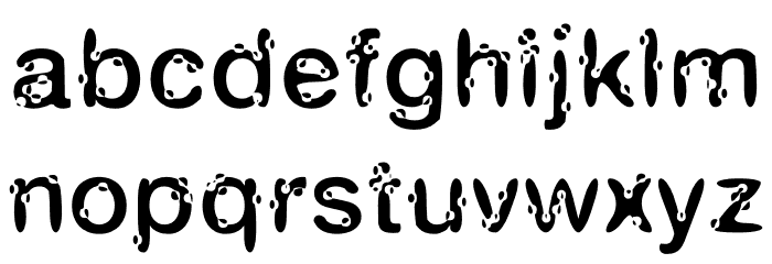 COVID-SY Font LOWERCASE