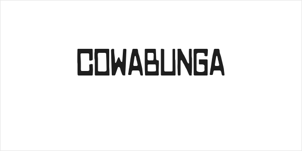 COWABUNGA Logo