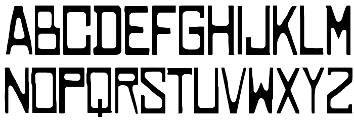 COWABUNGA Font LOWERCASE