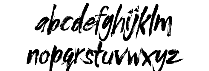 COZYBRUSH_Demo Font LOWERCASE