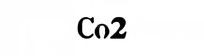 Co2  font caratteri gratis